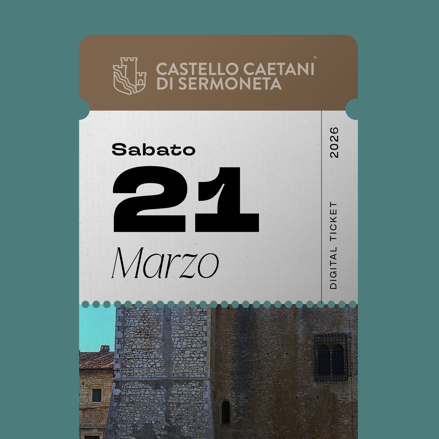 Sabato 21 marzo 2026 - Castello Caetani