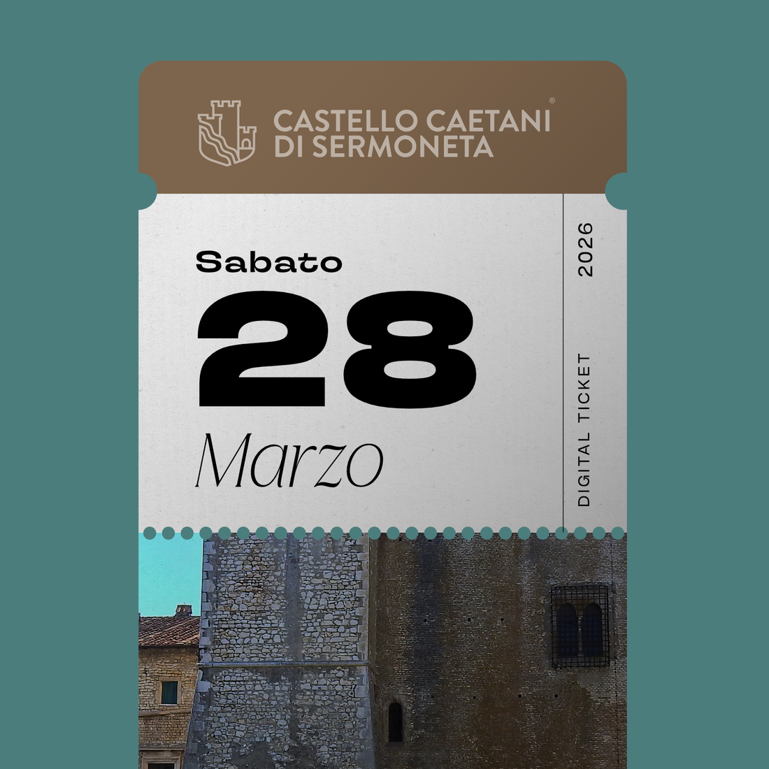 Sabato 28 marzo 2026 - Castello Caetani