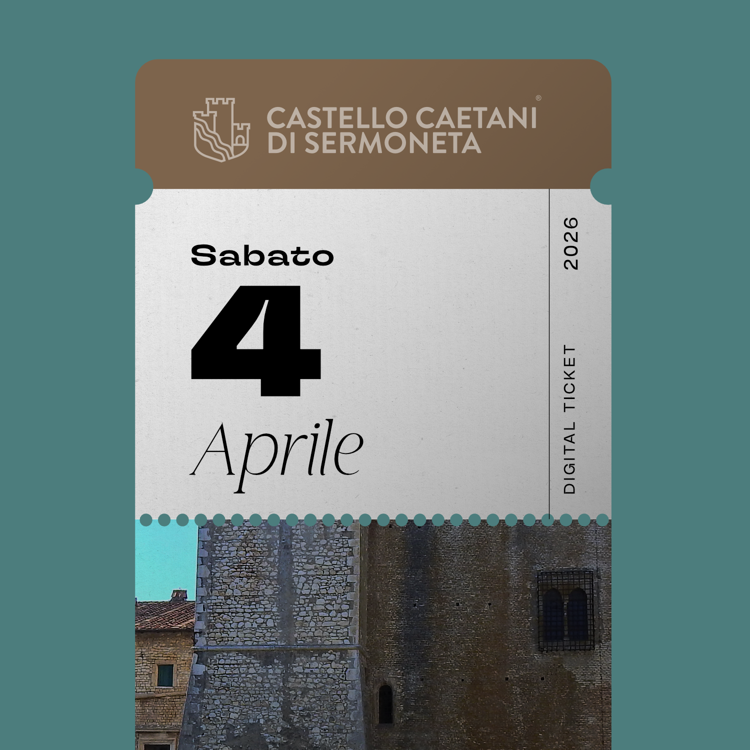 Sabato 4 Aprile 2026 - Castello Caetani