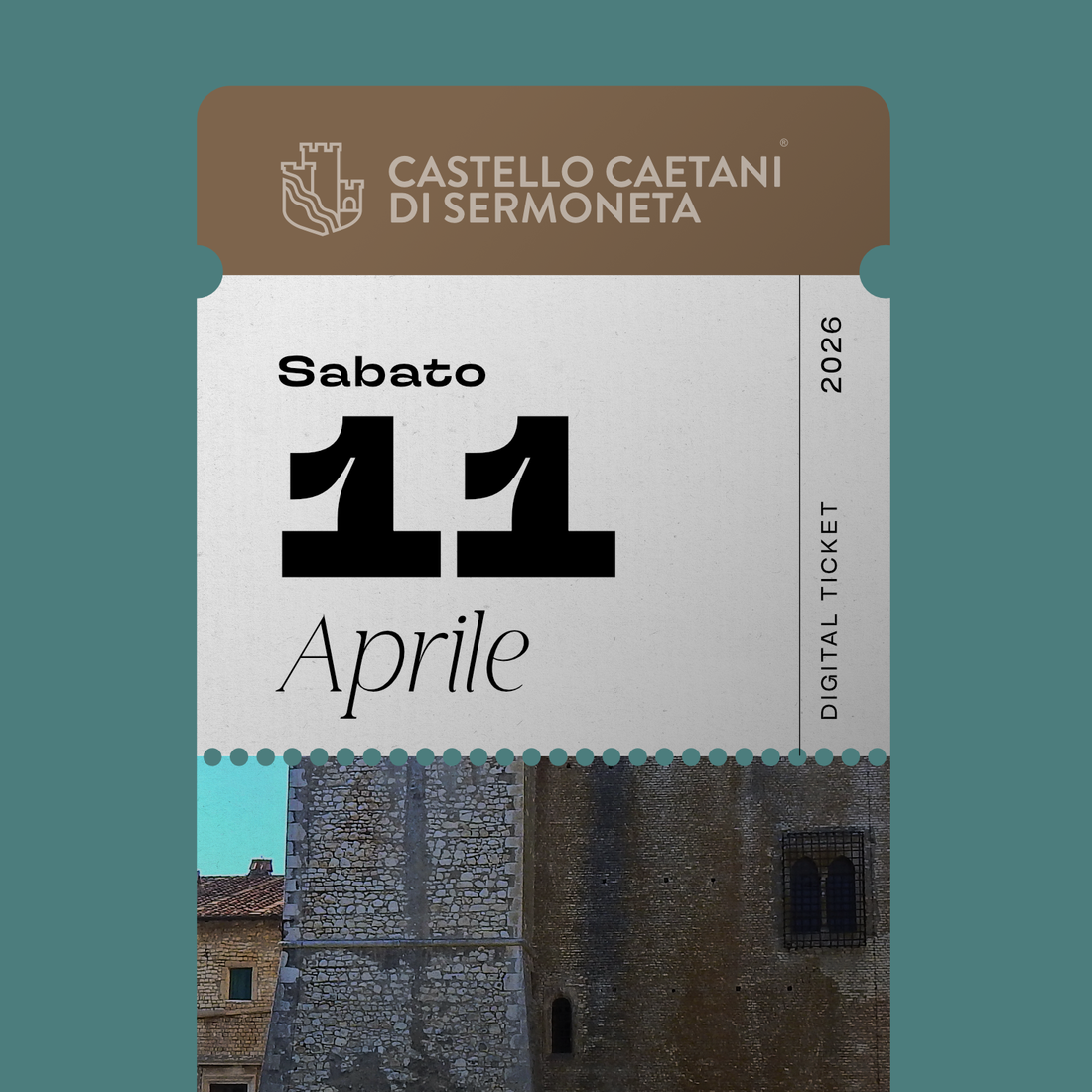 Sabato 11 Aprile 2026 - Castello Caetani