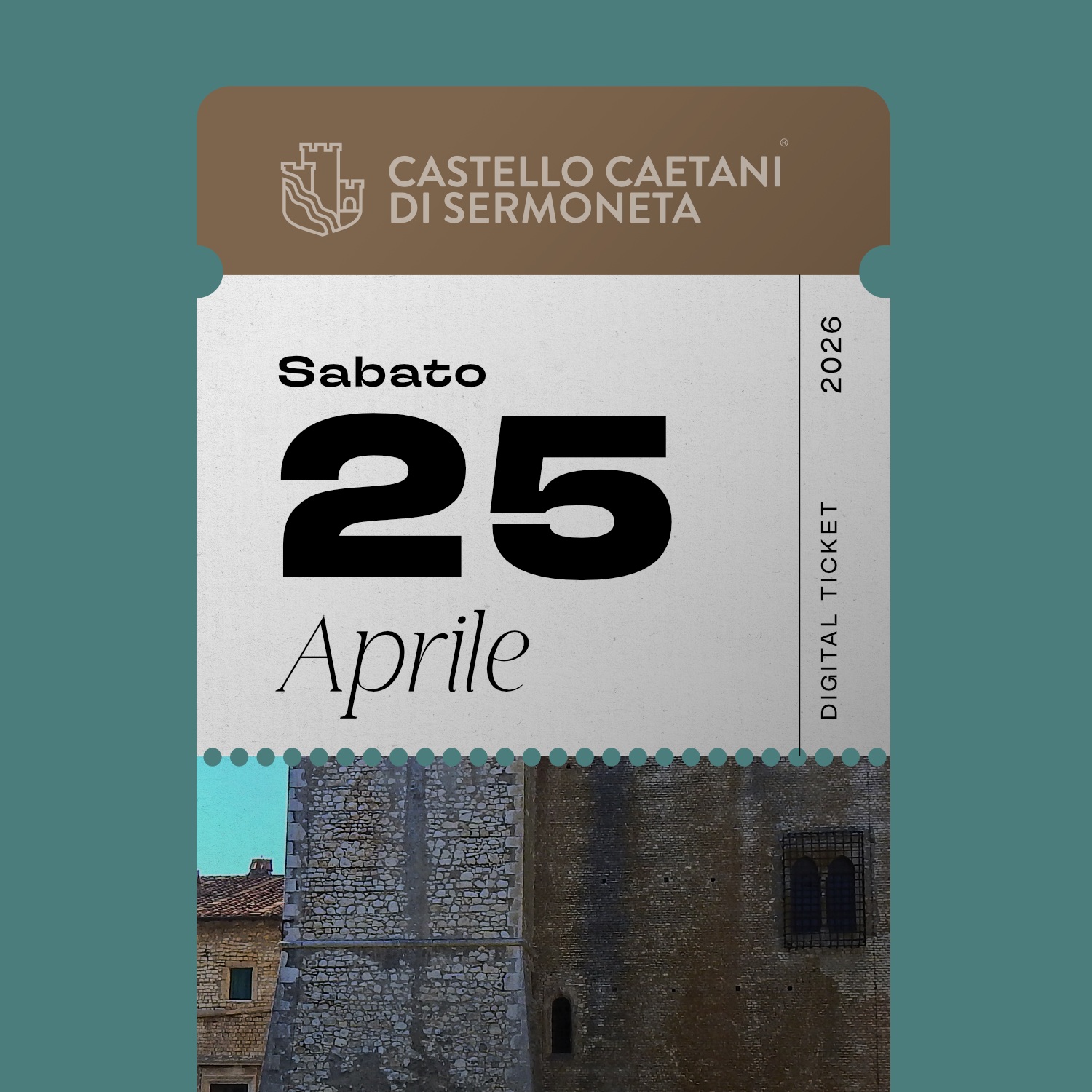 Sabato 25 Aprile 2026 - Castello Caetani