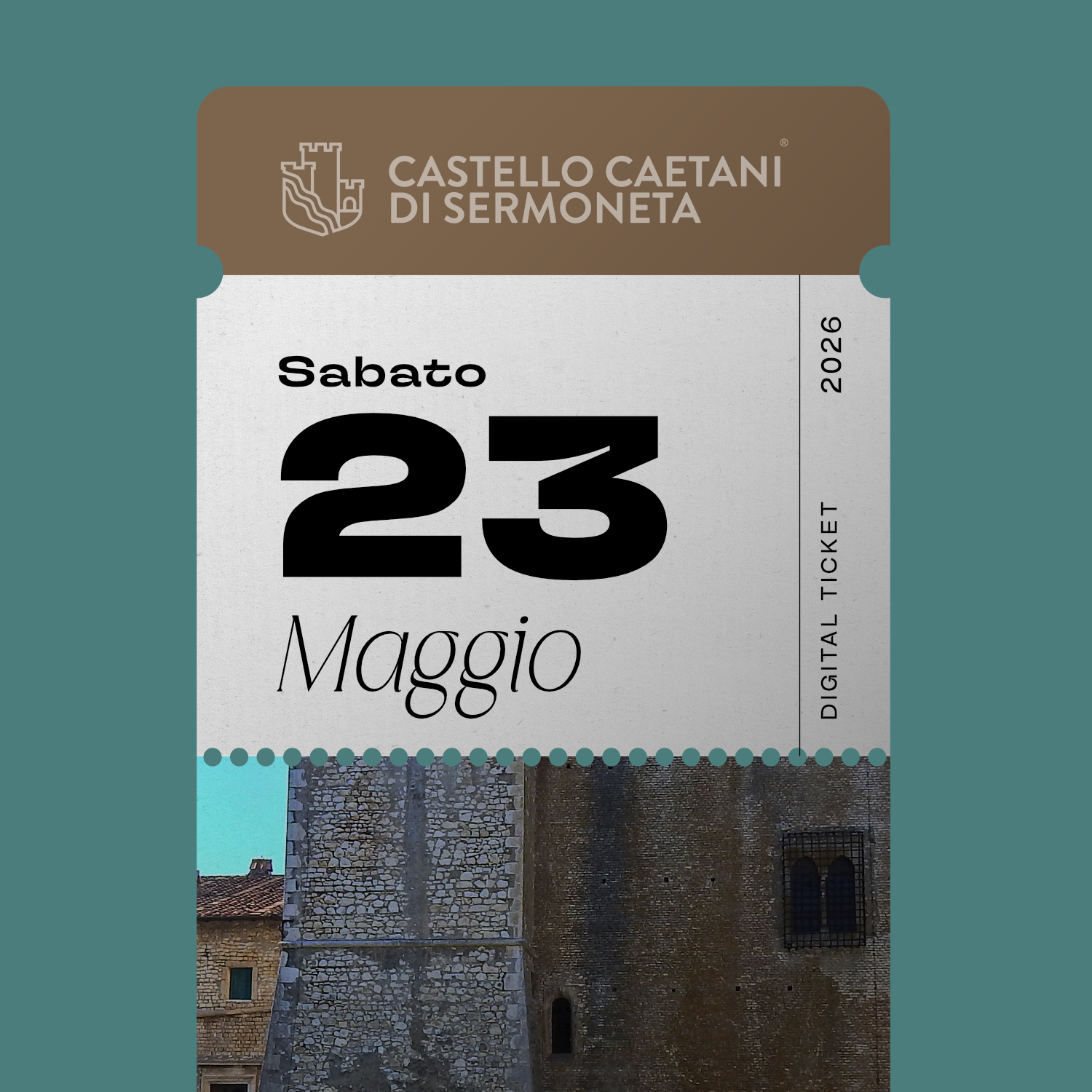 Sabato 23 Maggio 2026 - Castello Caetani