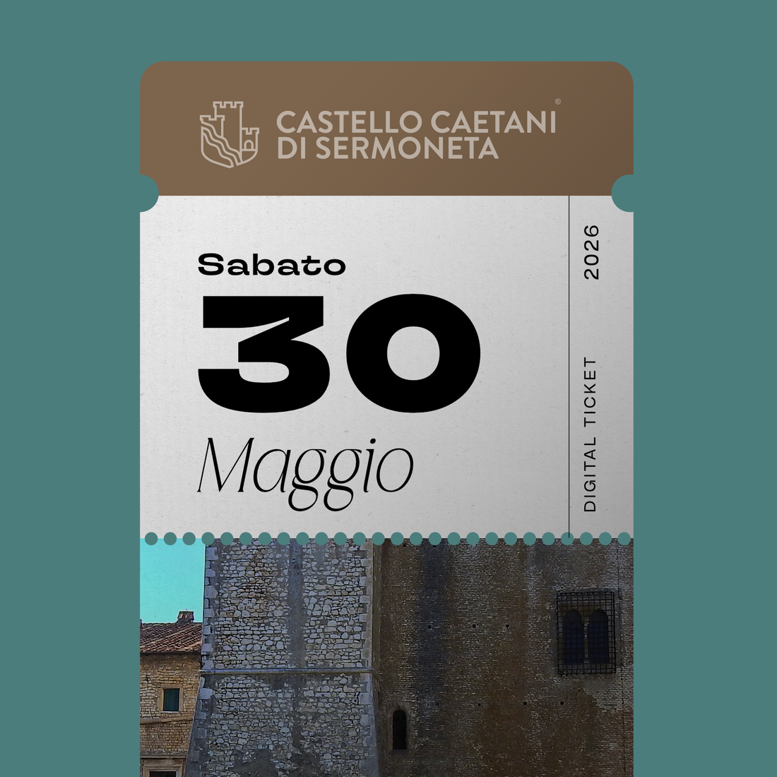 Sabato 30 Maggio 2026 - Castello Caetani
