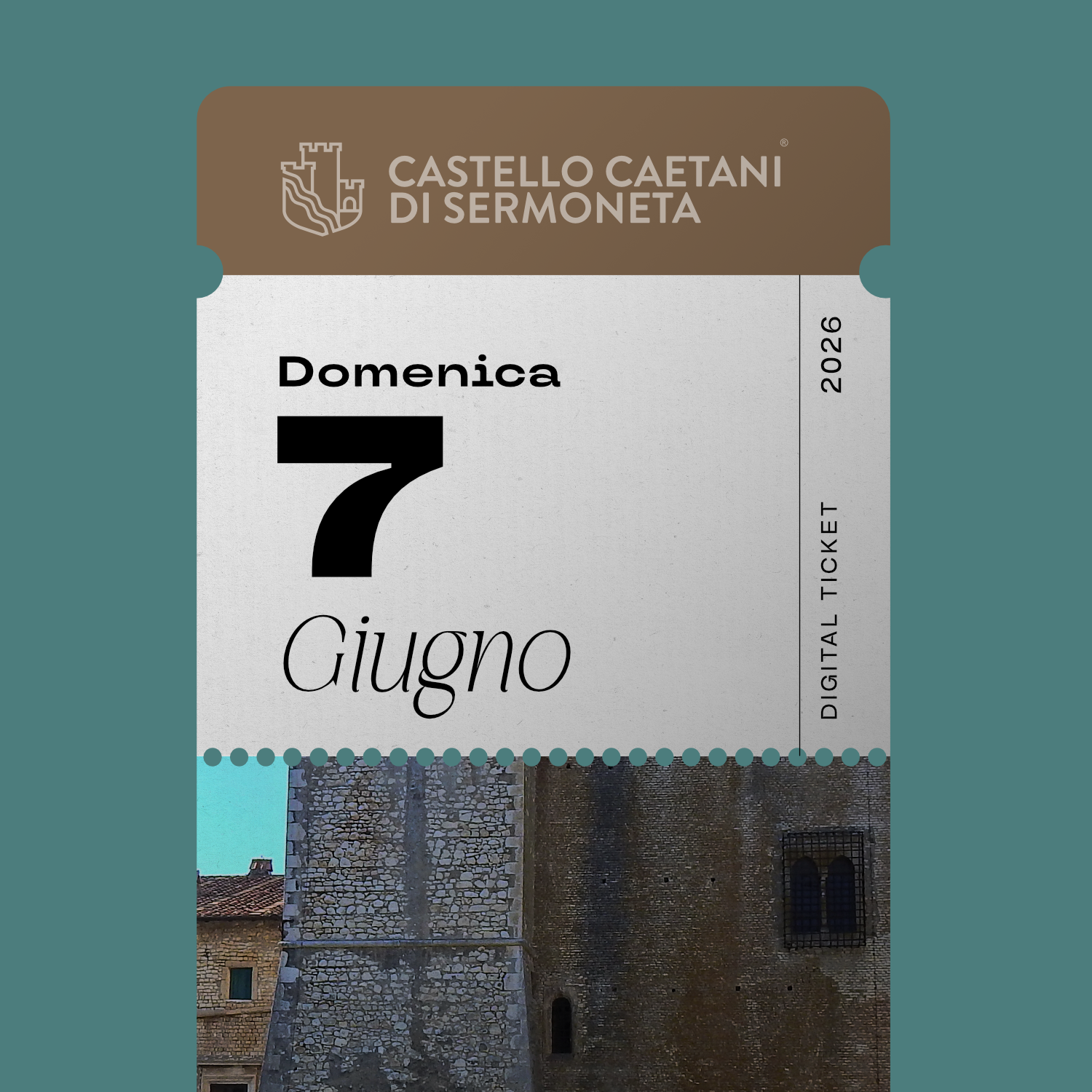 Domenica 7 Giugno 2026 - Castello Caetani