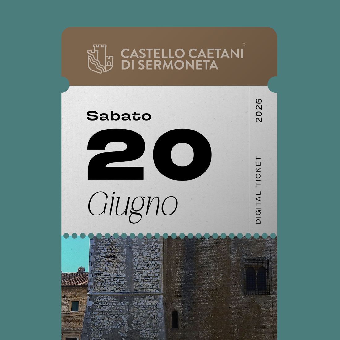Sabato 20 Giugno 2026 - Castello Caetani
