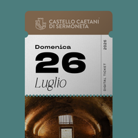 Sunday, July 26, 2026 - Caetani Castle