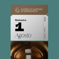 Saturday, August 1, 2026 - Caetani Castle