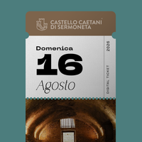 Sunday, August 16, 2026 - Caetani Castle