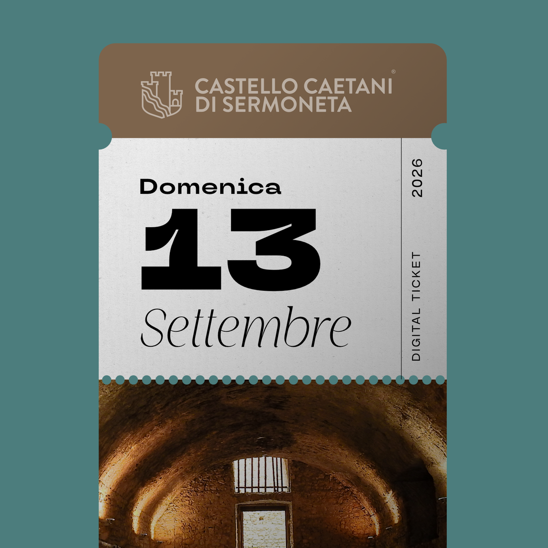 Domenica 13 Settembre 2026 - Castello Caetani