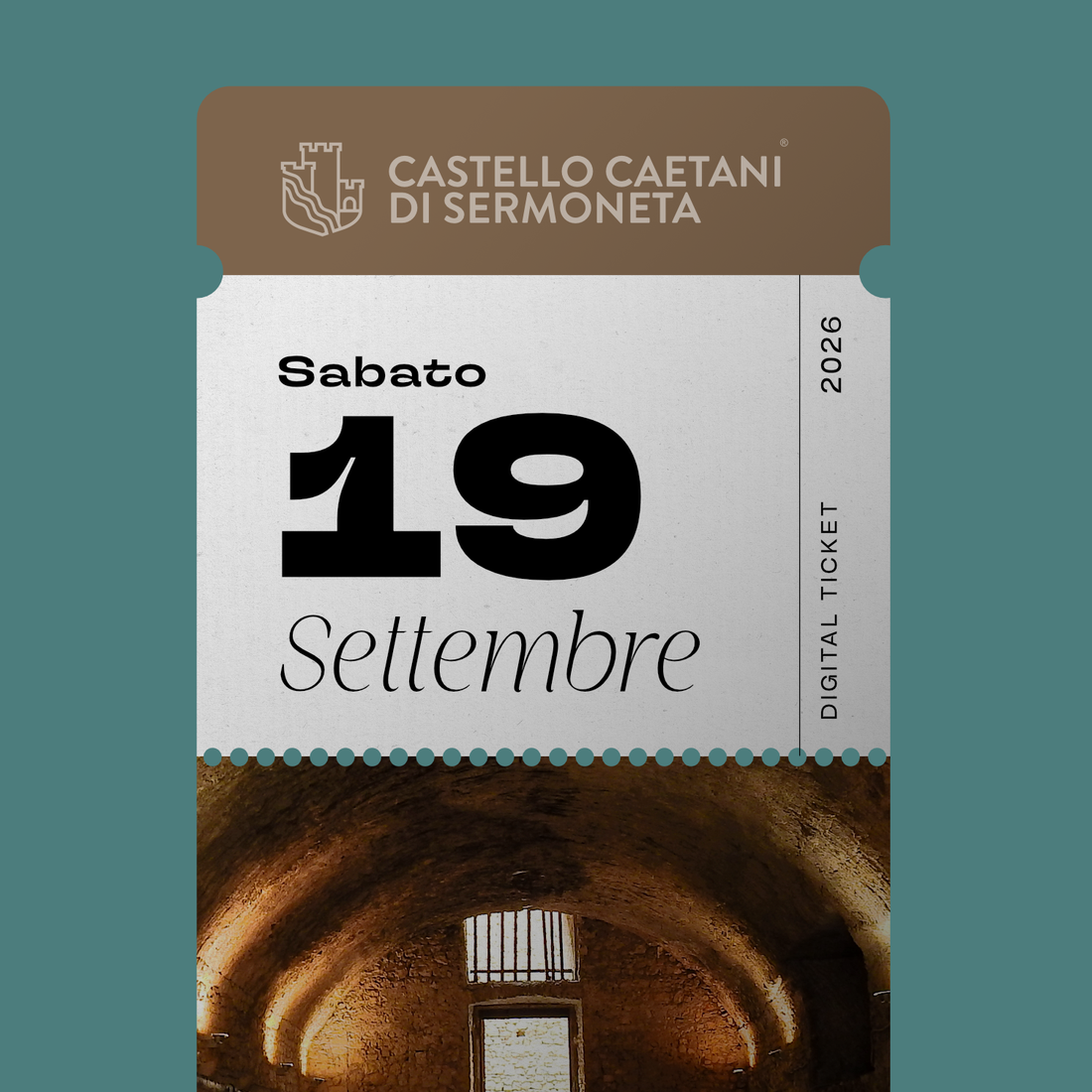 Sabato 19 Settembre 2026 - Castello Caetani