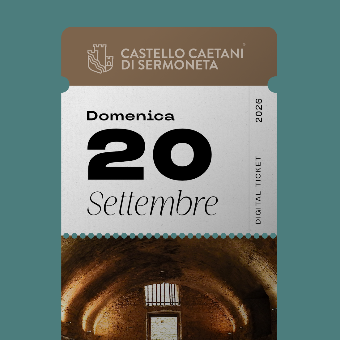 Domenica 20 Settembre 2026 - Castello Caetani