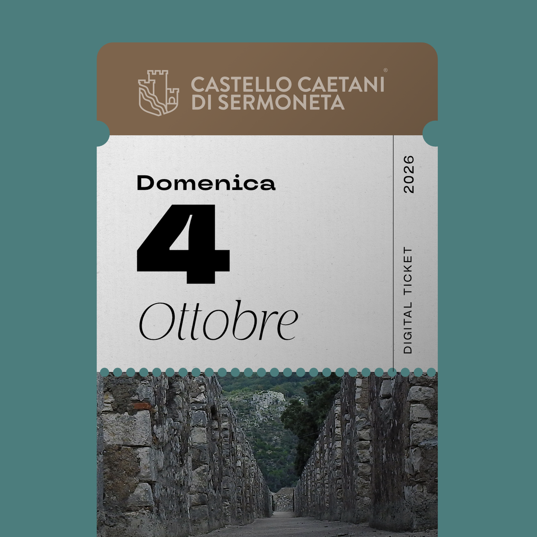 Domenica 4 Ottobre 2026 - Castello Caetani