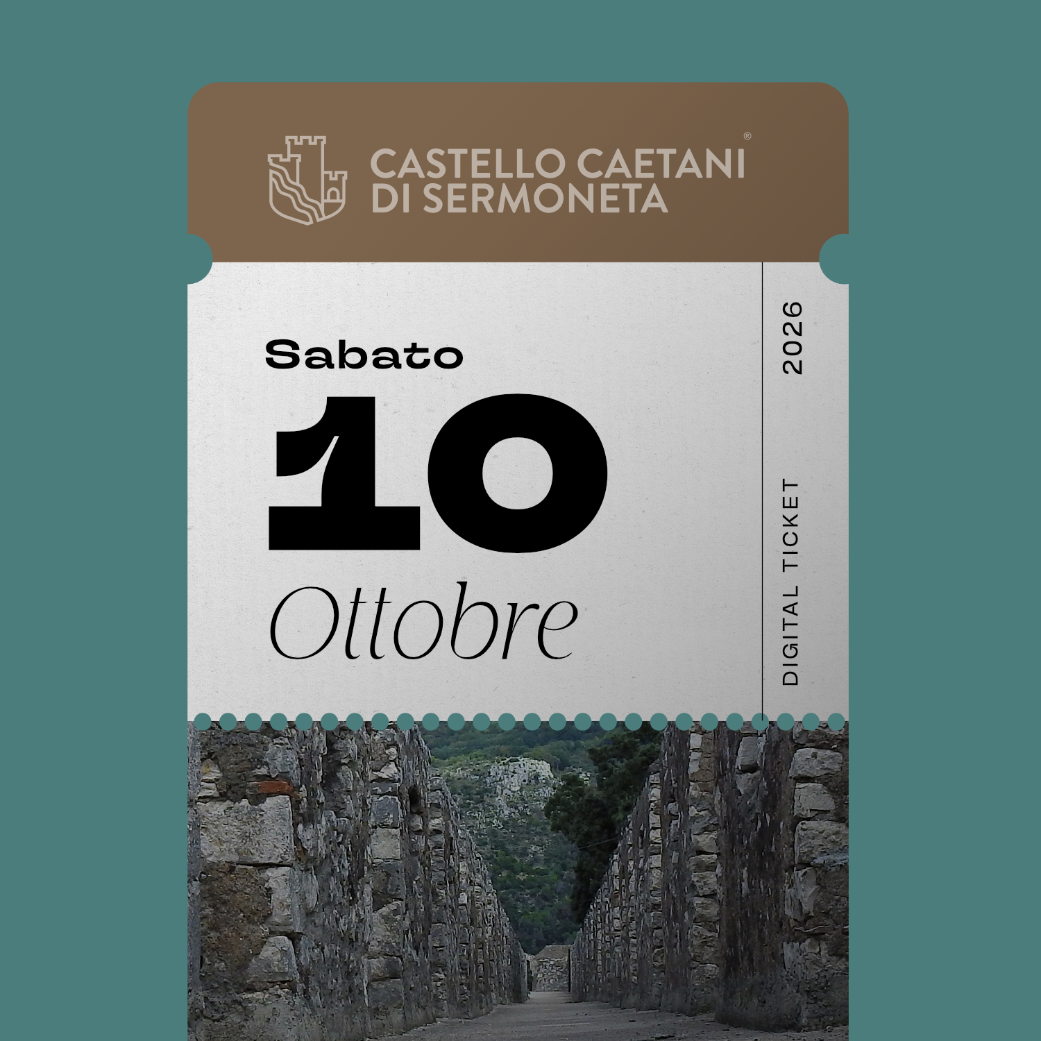 Sabato 10 Ottobre 2026 - Castello Caetani