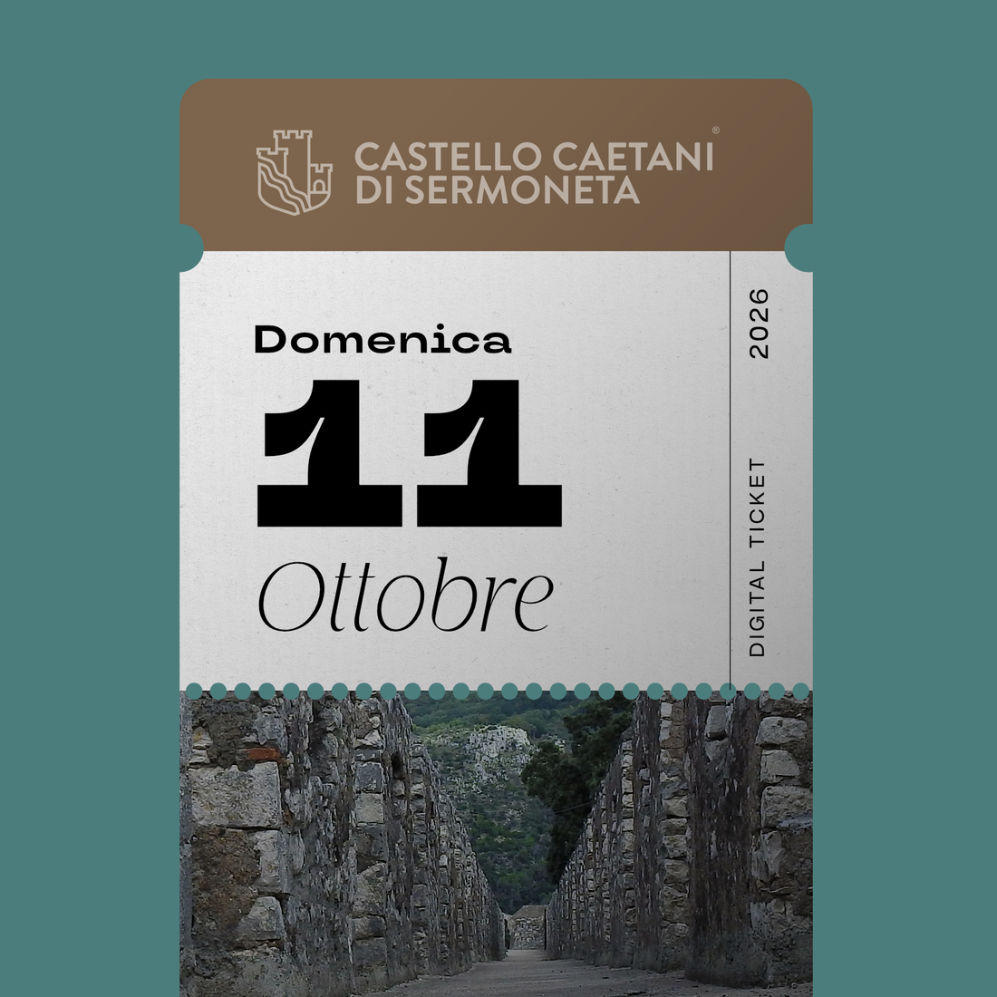 Domenica 11 Ottobre 2026 - Castello Caetani