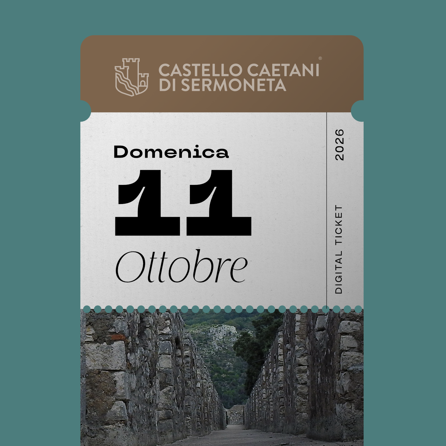 Domenica 11 Ottobre 2026 - Castello Caetani