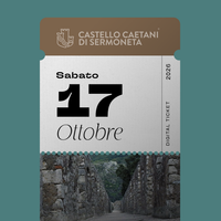 Sabato 17 Ottobre 2026 - Castello Caetani
