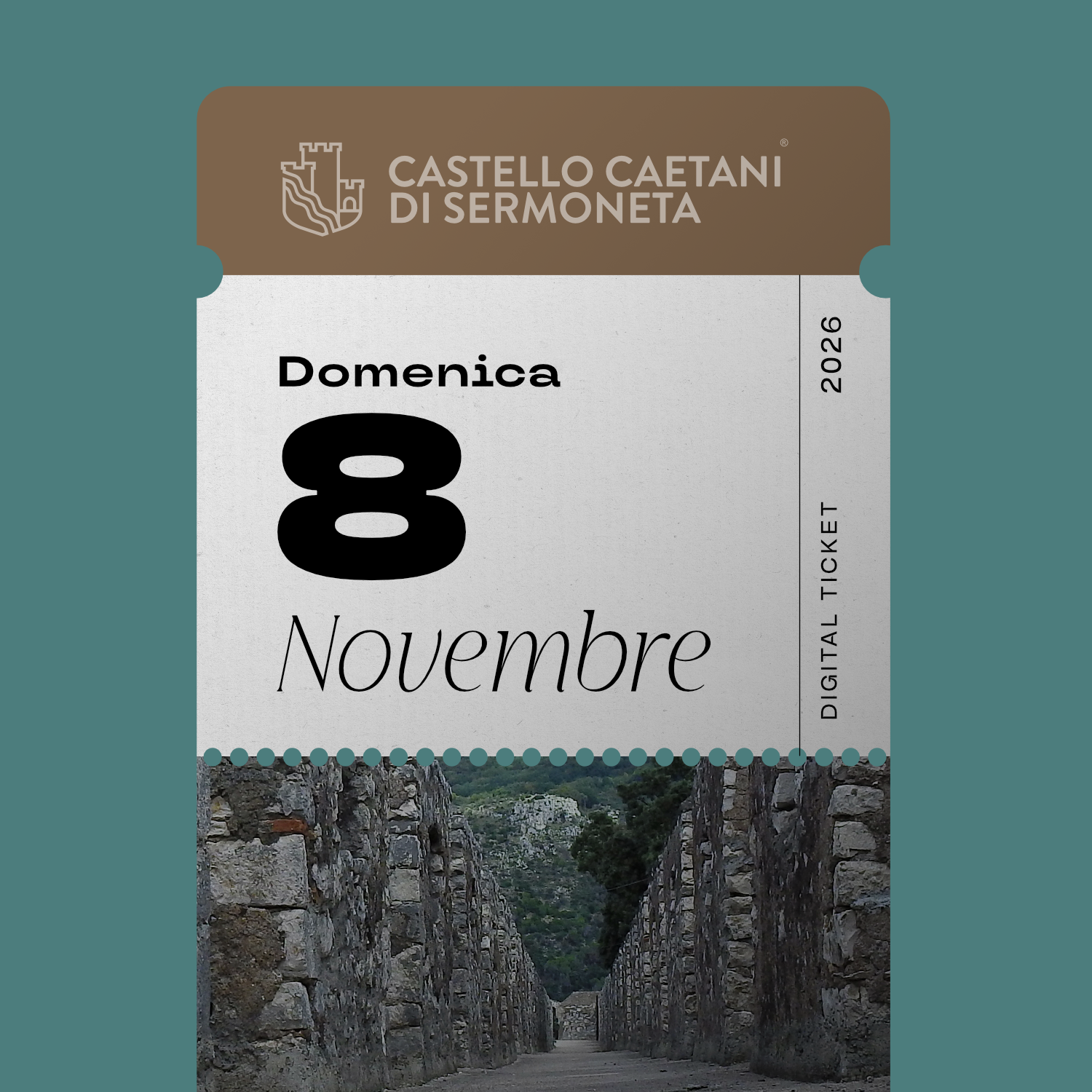 Domenica 8 Novembre 2026 - Castello Caetani