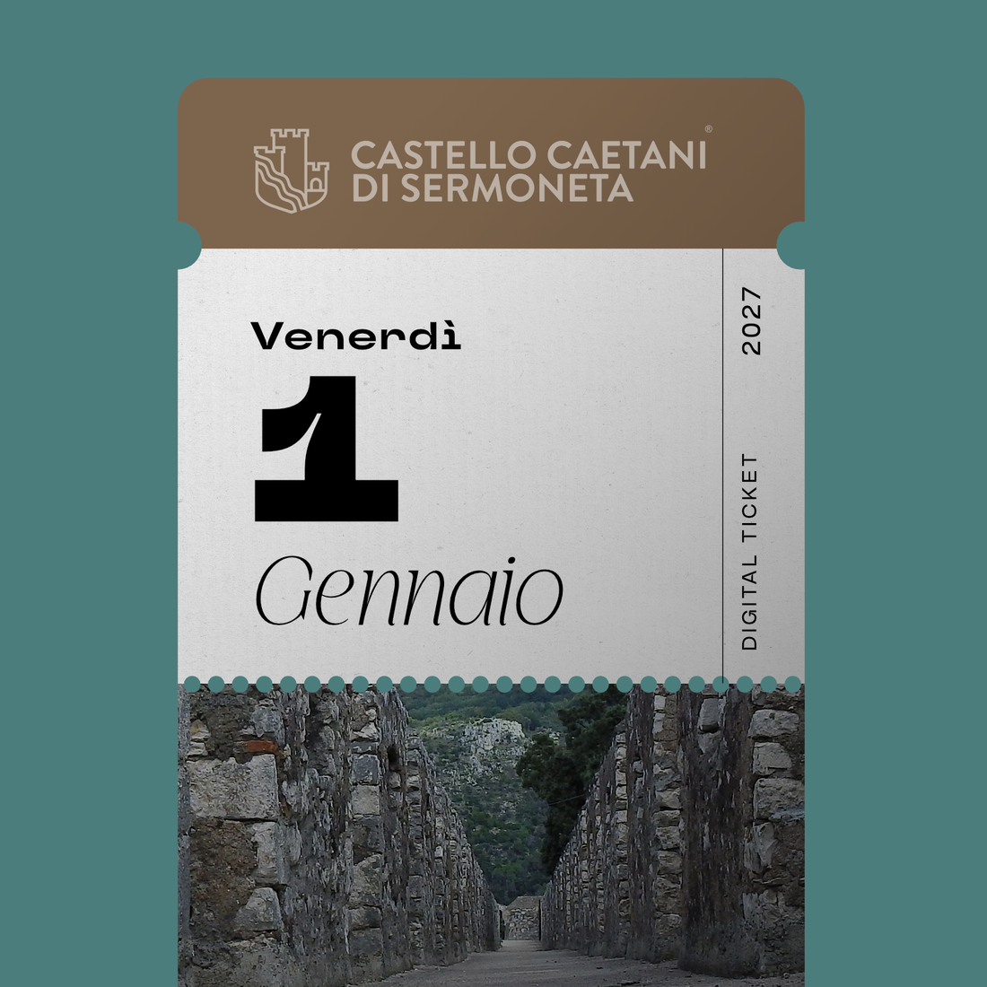 Venerdì 1 Gennaio 2027 - Castello Caetani