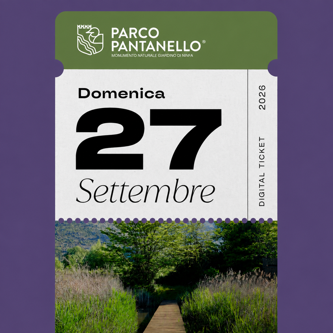 Domenica 27 Settembre 2026 - Parco Pantanello