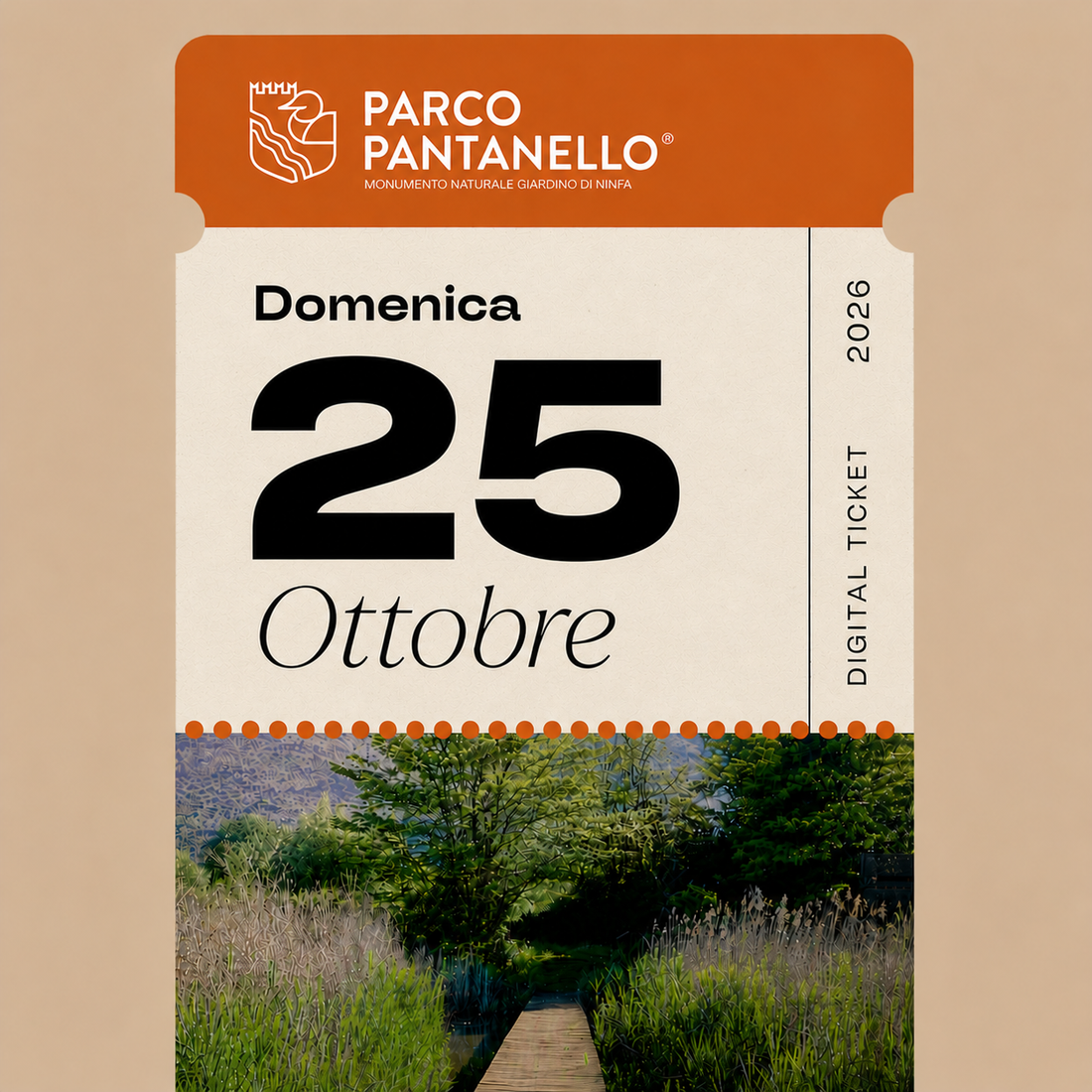 Domenica 25 Ottobre 2026 - Parco Pantanello