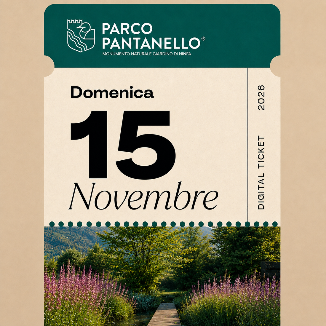 Domenica 15 Novembre 2026 - Parco Pantanello