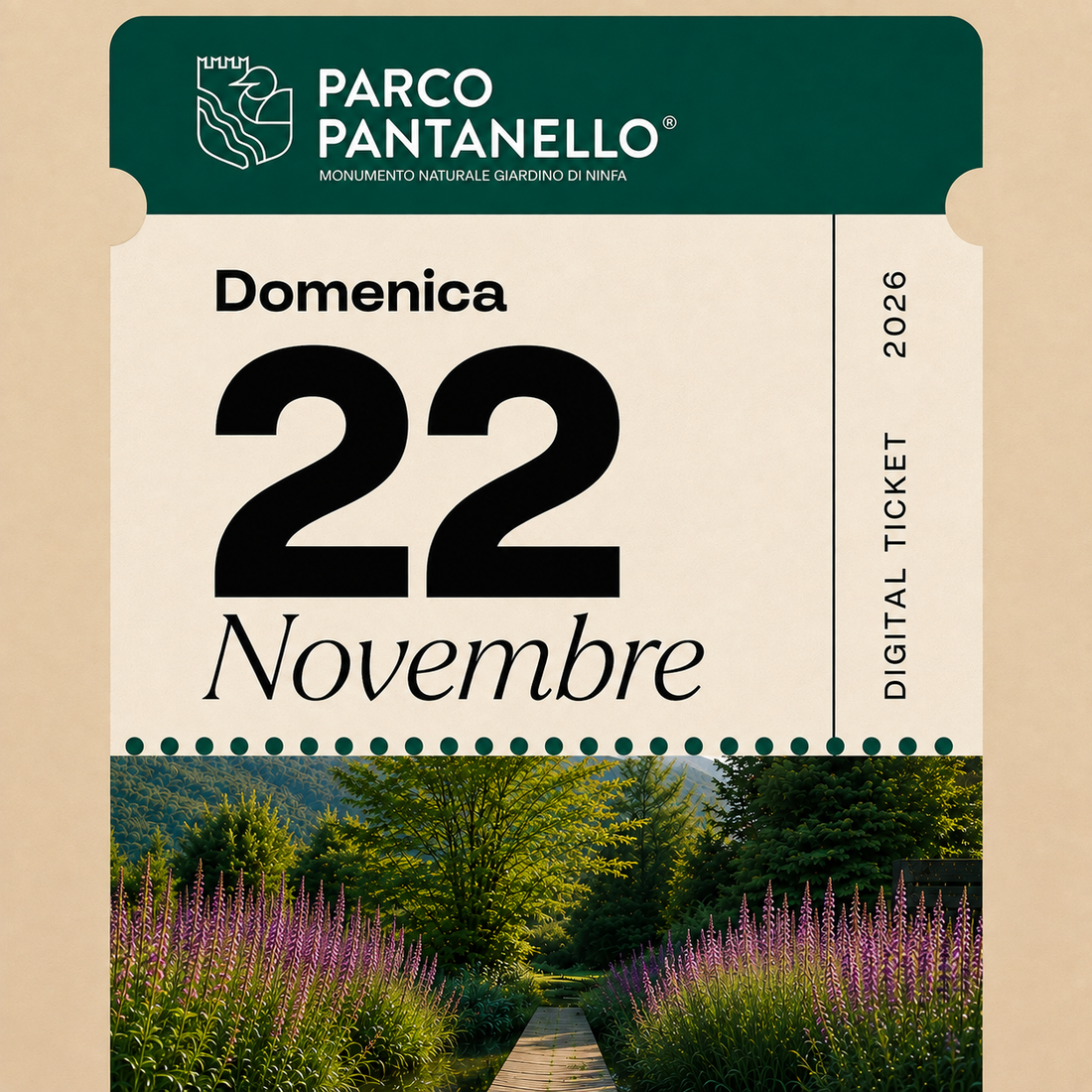 Domenica 22 Novembre 2026 - Parco Pantanello