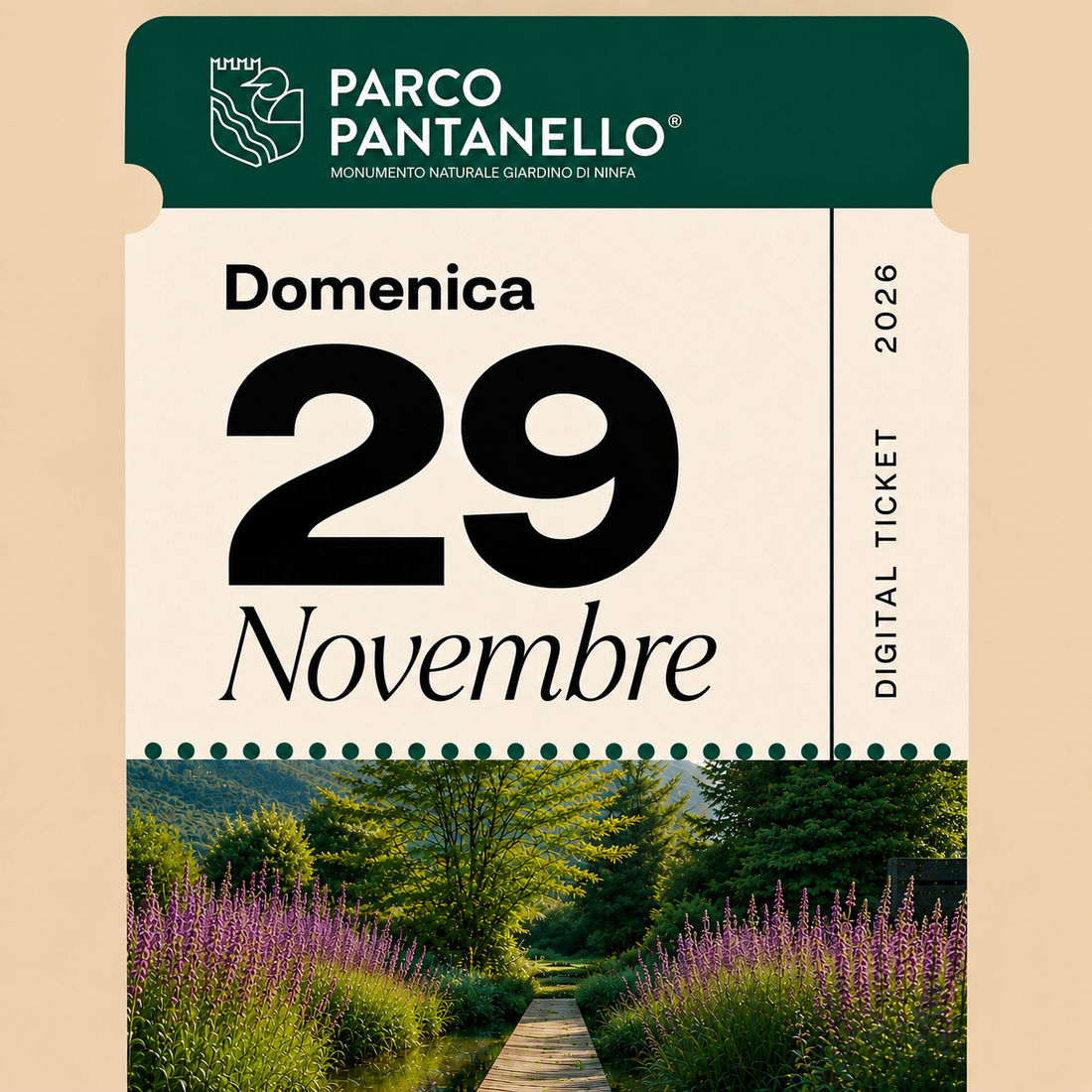 Domenica 29 Novembre 2026 - Parco Pantanello
