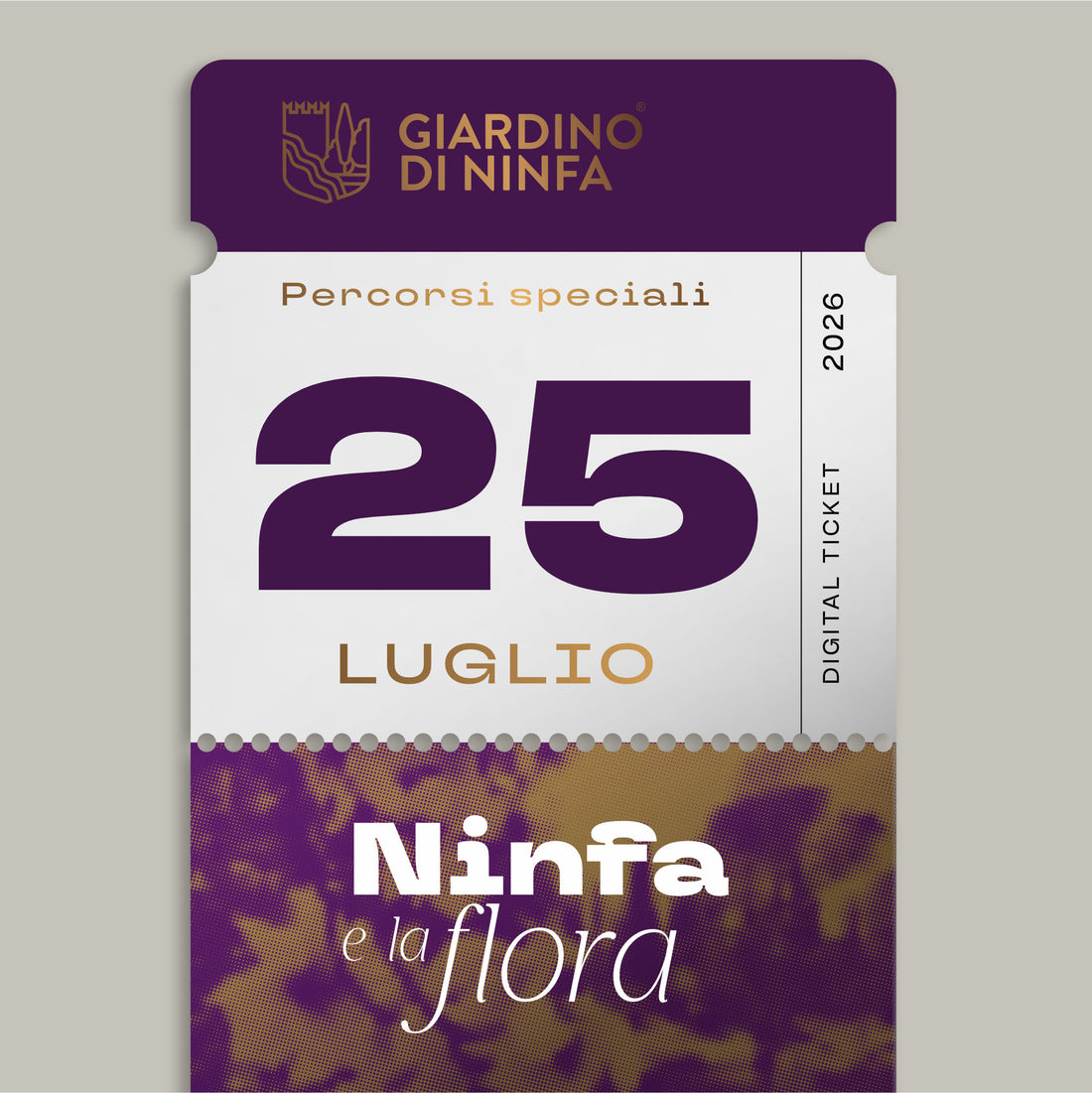 Sabato 25 Luglio 2026 - Giardino di Ninfa e la Flora
