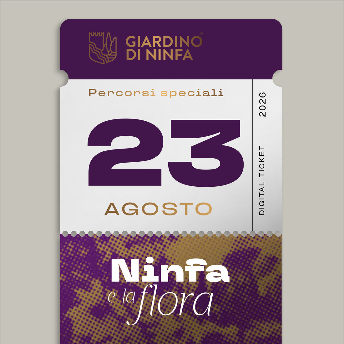 Domenica 23 Agosto 2026 - Giardino di Ninfa e la Flora