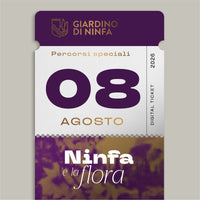 Sabato 8 Agosto 2026 - Giardino di Ninfa e la Flora