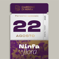 Saturday, August 22, 2026 - Garden of Ninfa and Flora