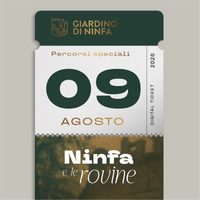 Sunday, August 9, 2026 - Garden of Ninfa and the Ruins