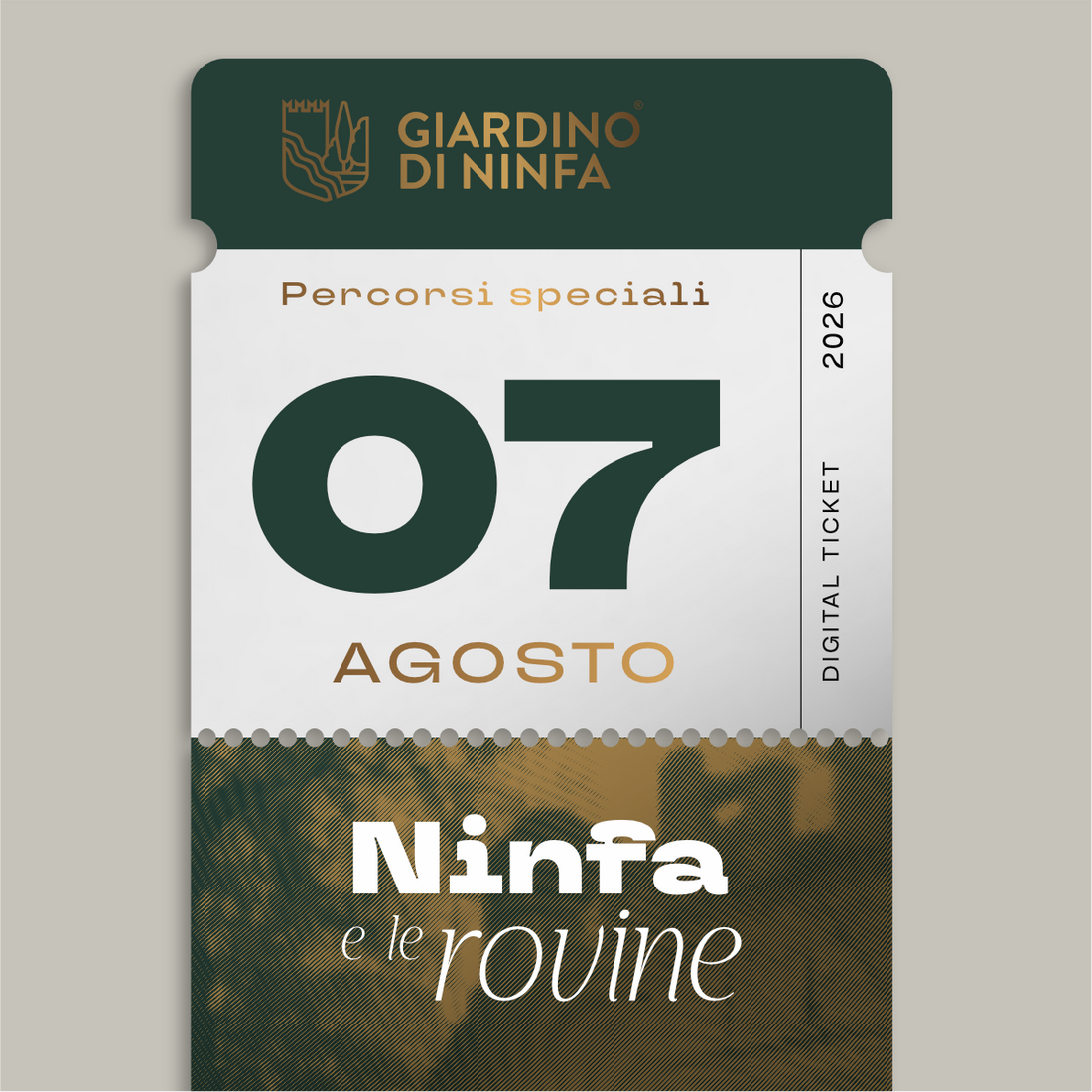 Friday, August 7, 2026 - Garden of Ninfa and the Ruins