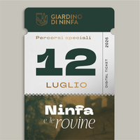 Domenica 12 Luglio 2026 - Giardino di Ninfa e le Rovine