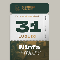 Venerdì 31 Luglio 2026 - Giardino di Ninfa e le Rovine