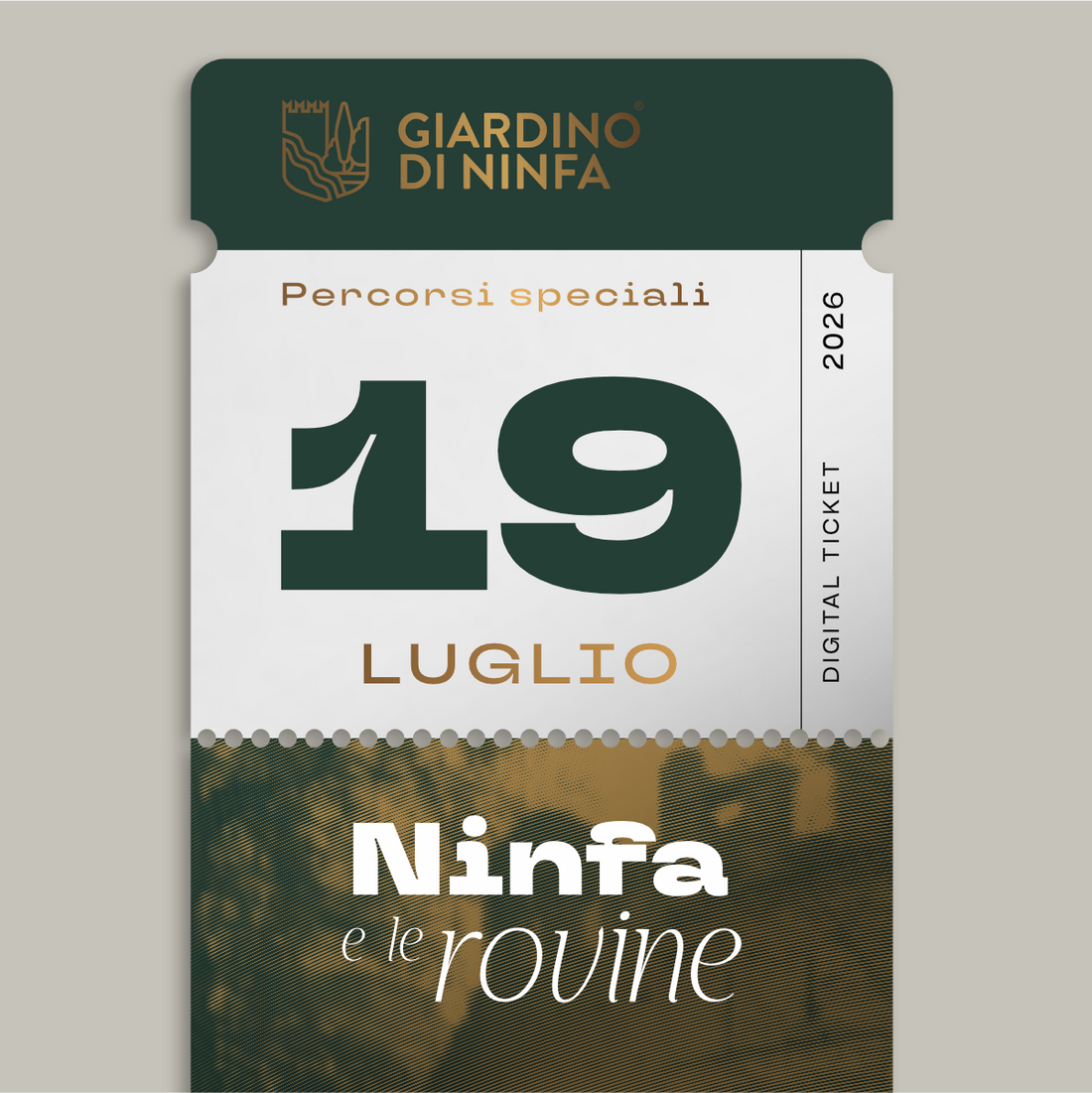 Domenica 19 Luglio 2026 - Giardino di Ninfa e le Rovine