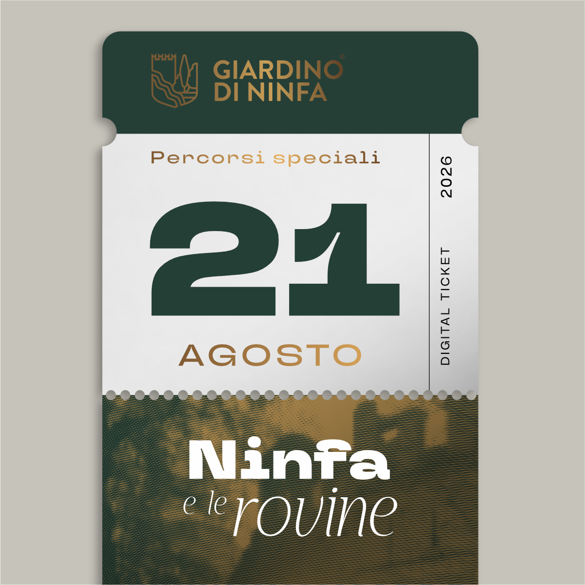 Friday, August 21, 2026 - Garden of Ninfa and the Ruins