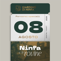 Sabato 8 Agosto 2026 - Giardino di Ninfa e le Rovine