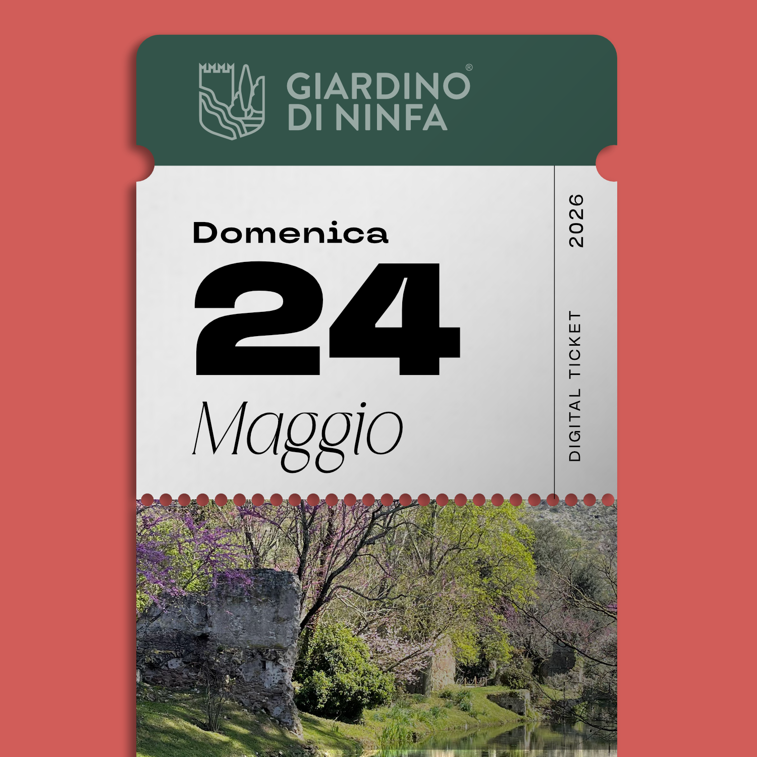 Domenica 24 Maggio 2026 - Giardino di Ninfa