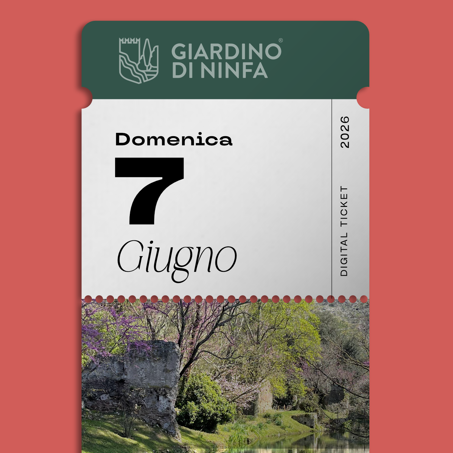 Domenica 7 Giugno 2026 - Giardino di Ninfa