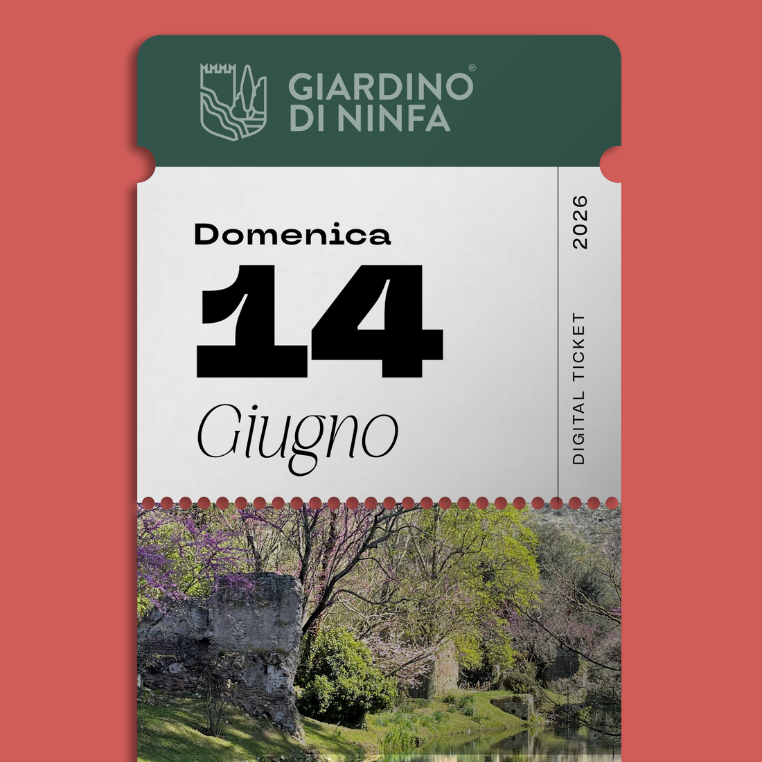 Domenica 14 Giugno 2026 - Giardino di Ninfa