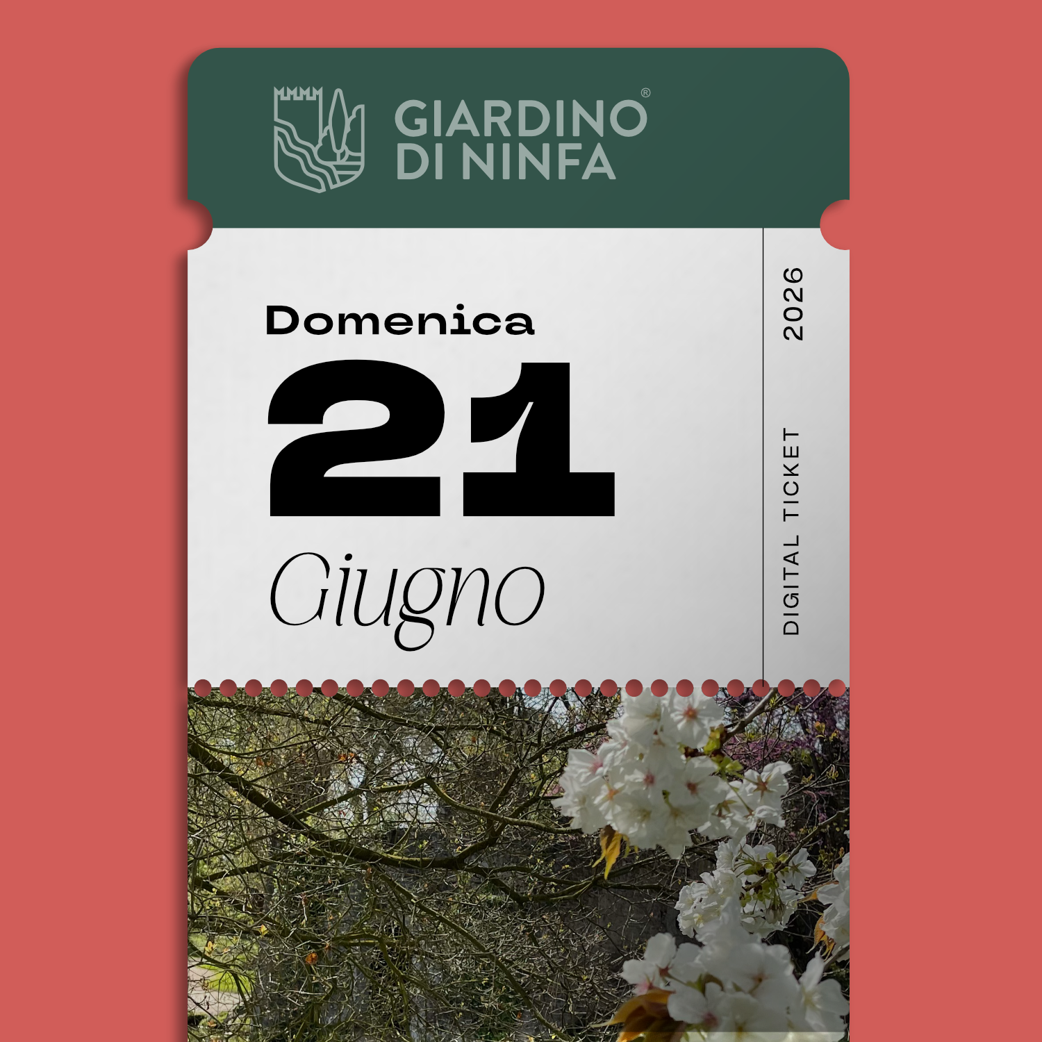 Domenica 21 Giugno 2026 - Giardino di Ninfa