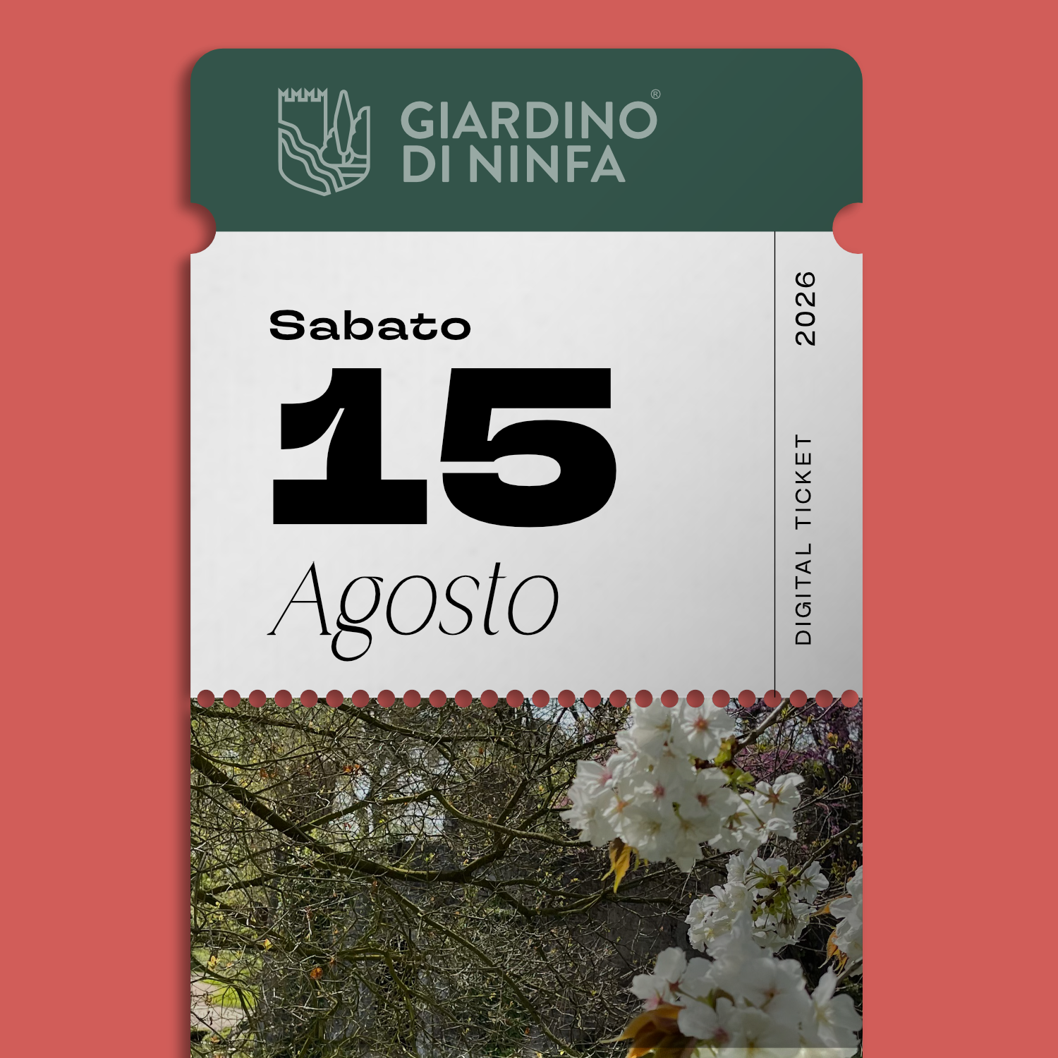 Sabato 15 Agosto 2026 - Giardino di Ninfa